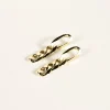 SarahBijoux Chain Gold Vermeil Earrings