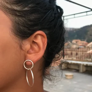 SarahBijoux Clo Gold Vermeil Hoops