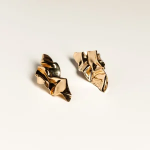 SarahBijoux Draped Gold Vermeil Earrings