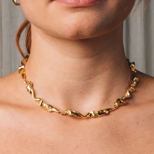 SarahBijoux Draped Gold Vermeil Necklace