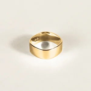 SarahBijoux Flat Square Gold Ring