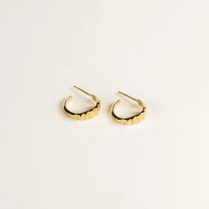 SarahBijoux Flow gold vermeil hoops