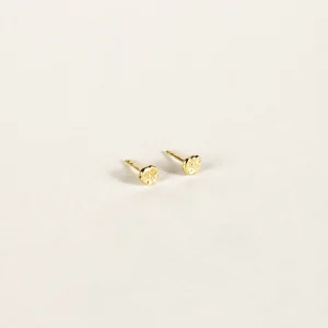 SarahBijoux Flower Gold Vermeil Studs