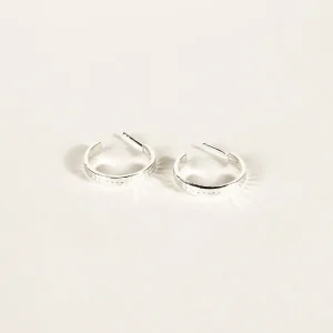 SarahBijoux Fossil Hoops