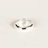 SarahBijoux Half Round Square Ring