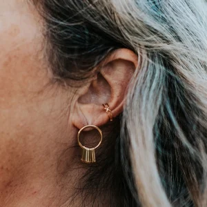 SarahBijoux Harmony Gold Vermeil Hoops