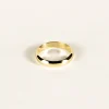 SarahBijoux Large Half Round Gold Ring