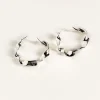 SarahBijoux Large Ribbon Hoops
