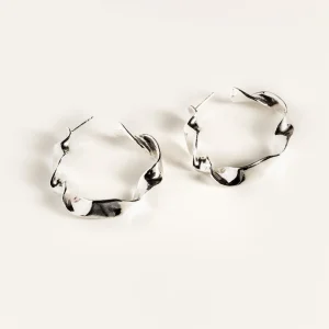 SarahBijoux Large Ribbon Hoops