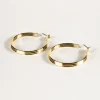 SarahBijoux Large Triplet Gold Vermeil Hoops