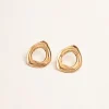 SarahBijoux Lava Gold Vermeil Earrings