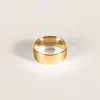 SarahBijoux Massive Flat Gold Ring