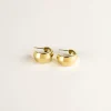 SarahBijoux Medium dune gold vermeil hoops