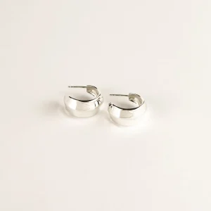 SarahBijoux Medium dune hoops