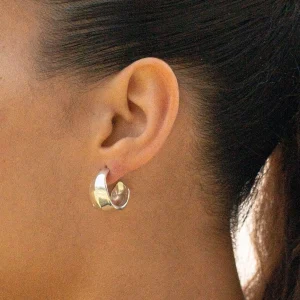 SarahBijoux Medium dune hoops