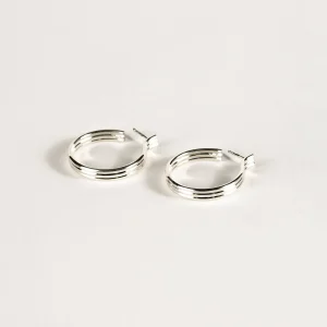 SarahBijoux Medium Triplet Hoops