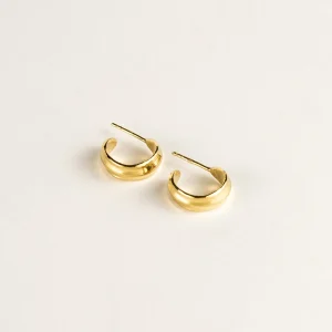 SarahBijoux Mini Ria gold vermeil hoops