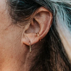 SarahBijoux Mini Soprano Gold Vermeil Hoops