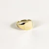 SarahBijoux Octagonal Gold Ring