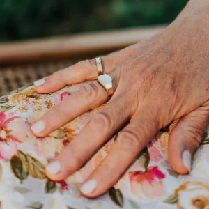 SarahBijoux Octagonal Gold Ring