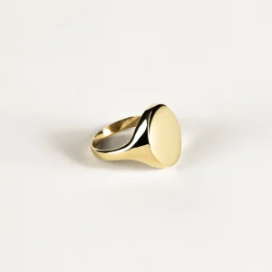 SarahBijoux Oval Gold Ring
