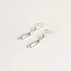 SarahBijoux Paper Clip Chain Earrings
