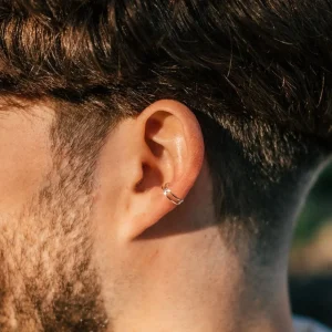 SarahBijoux Paper Clip Gold Vermeil Ear Cuff