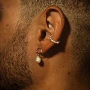 SarahBijoux Pearl Pendant Studs