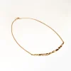 SarahBijoux Ribbon Gold Vermeil Necklace