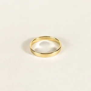 SarahBijoux Small Flat Gold Ring