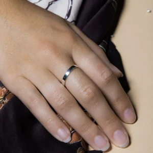 SarahBijoux Small Flat Gold Ring