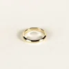 SarahBijoux Small Half Round Gold Ring