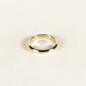 SarahBijoux Small Half Round Gold Ring
