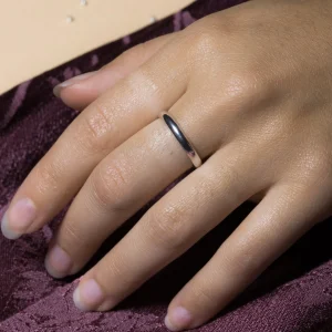 SarahBijoux Small Half Round Gold Ring