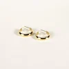 SarahBijoux Small Half Round Gold Vermeil Hoops
