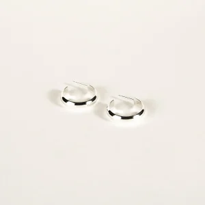 SarahBijoux Small Half Round Hoops