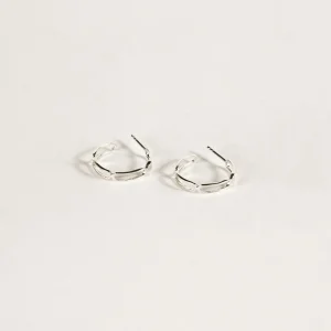 SarahBijoux Small Paper Clip Hoops