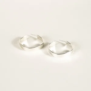 SarahBijoux Square Flat Hoops