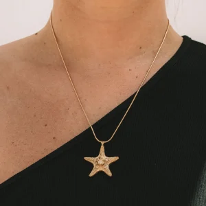 SarahBijoux Starfish Gold Vermeil Necklace