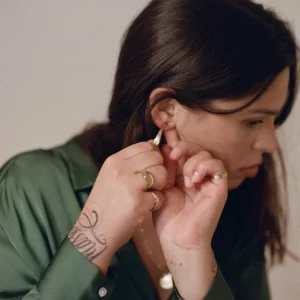 SarahBijoux Tide Gold Vermeil Hoops